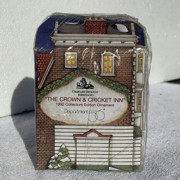 Dept 56 The Crown and Cricket Inn Christmas Village Ornament - 1992 - Picture 2 of 7